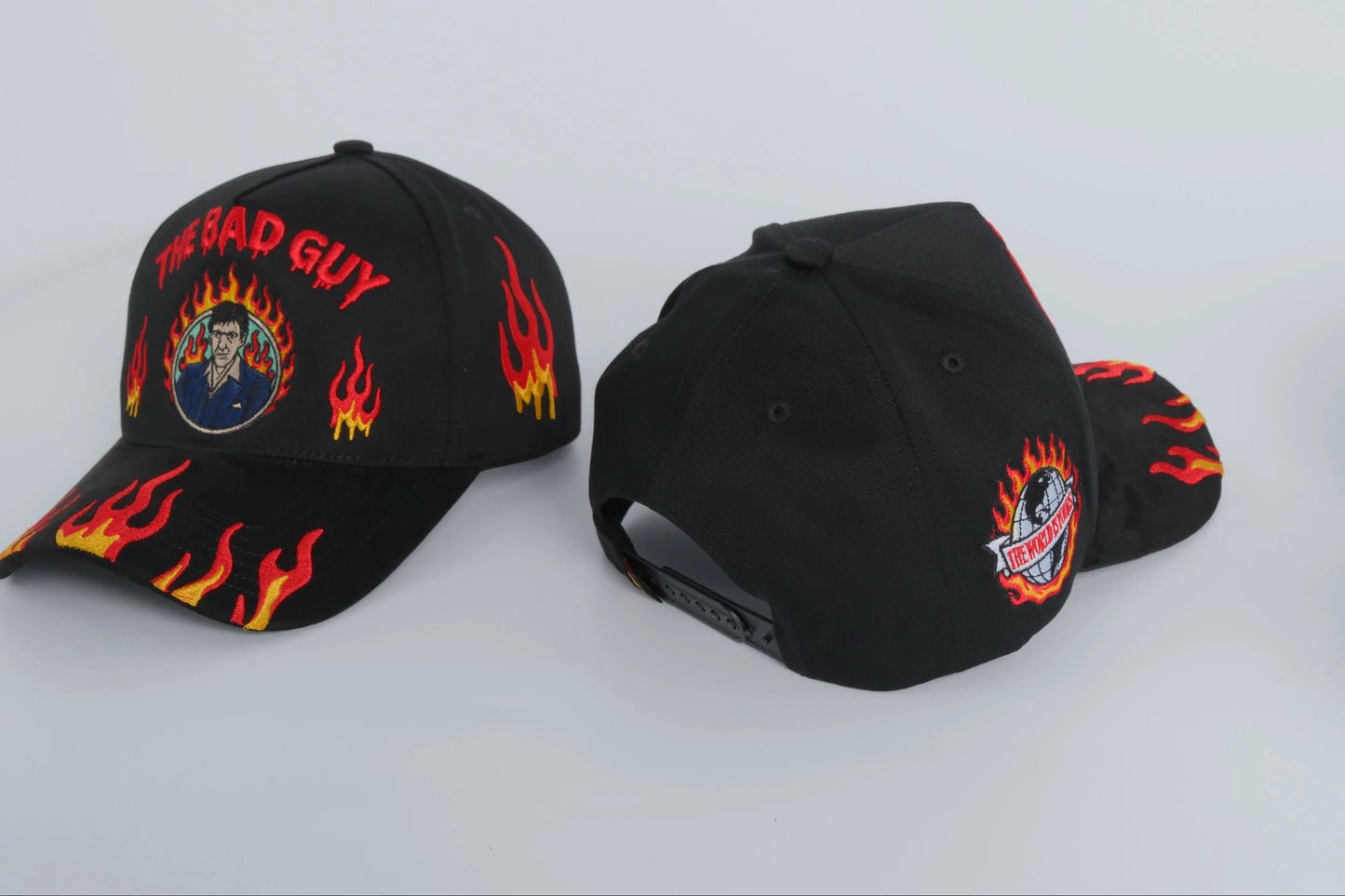 The Bad Guy – Drippy Gorras Exclusive Flames Edition