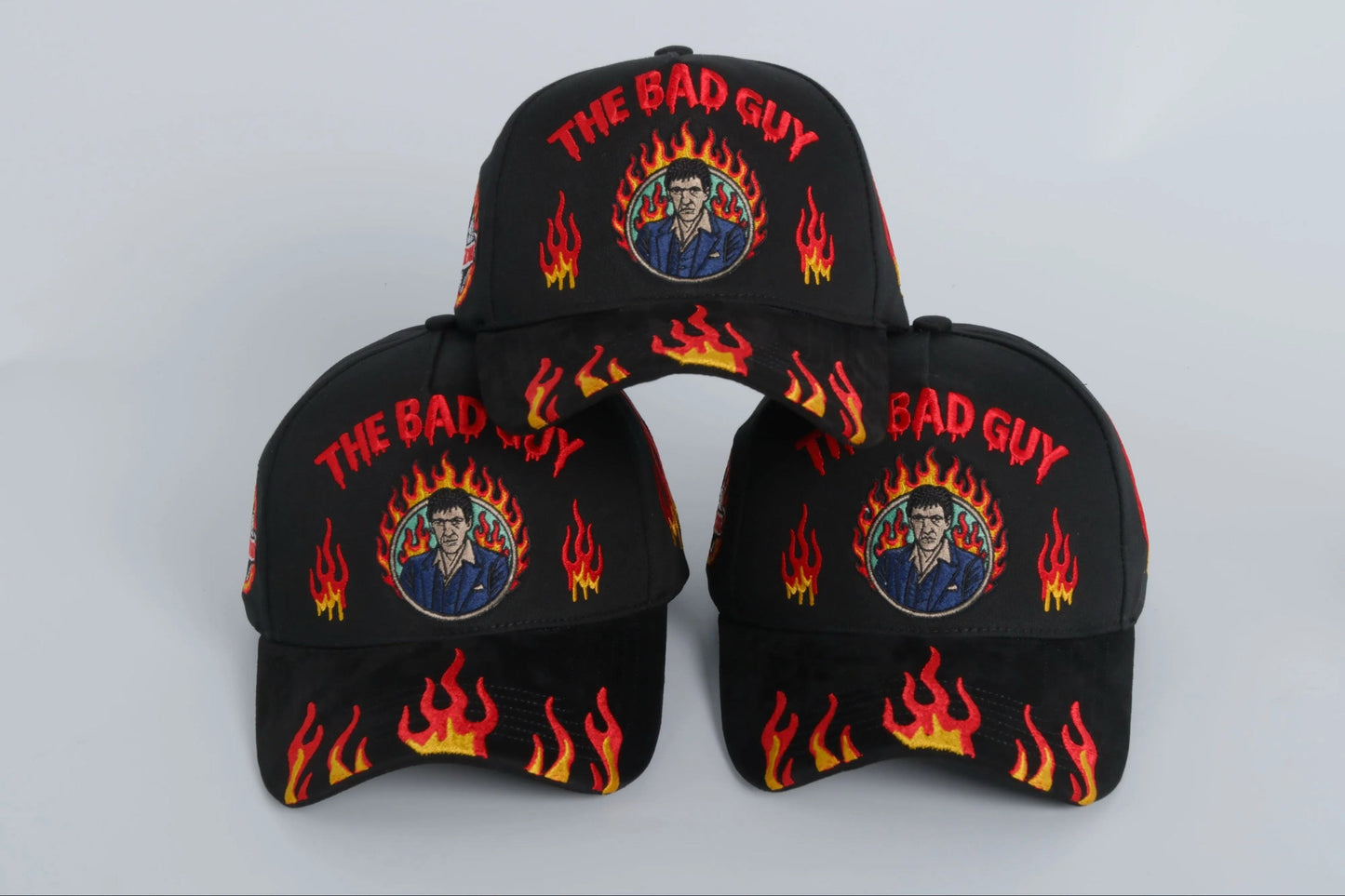 The Bad Guy – Drippy Gorras Exclusive Flames Edition